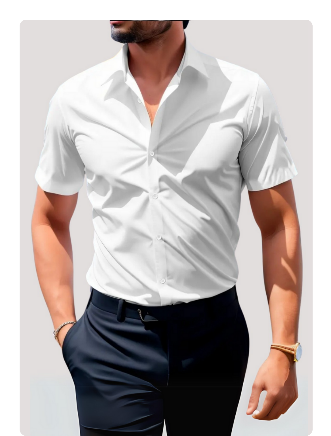 Camisa Max Fit Lourent™ Manga Curta